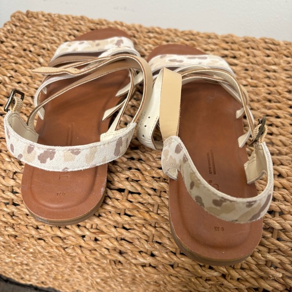 TOMS Womens‎ Sephina Print Sandal - Beige Leather Size 8, Womens Strappy Flat - Picture 10 of 10